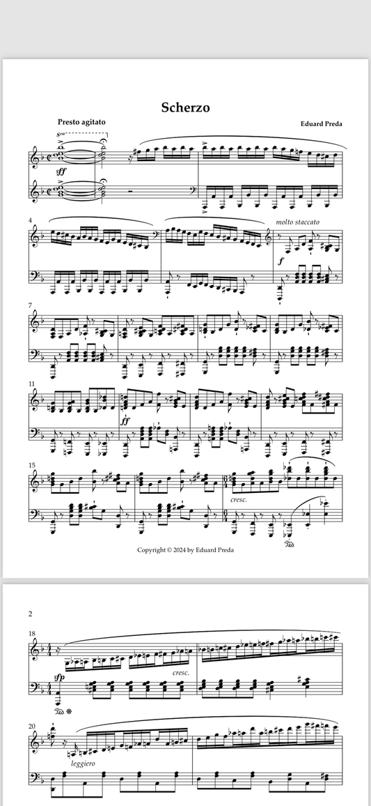 Scherzo | Sheet Music